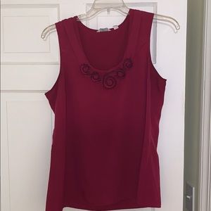 New York & Co. Sleeveless blouse with beading